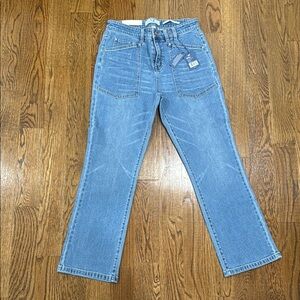 Nic & Zoe mid rise Demi boot Women's Blue Jeans